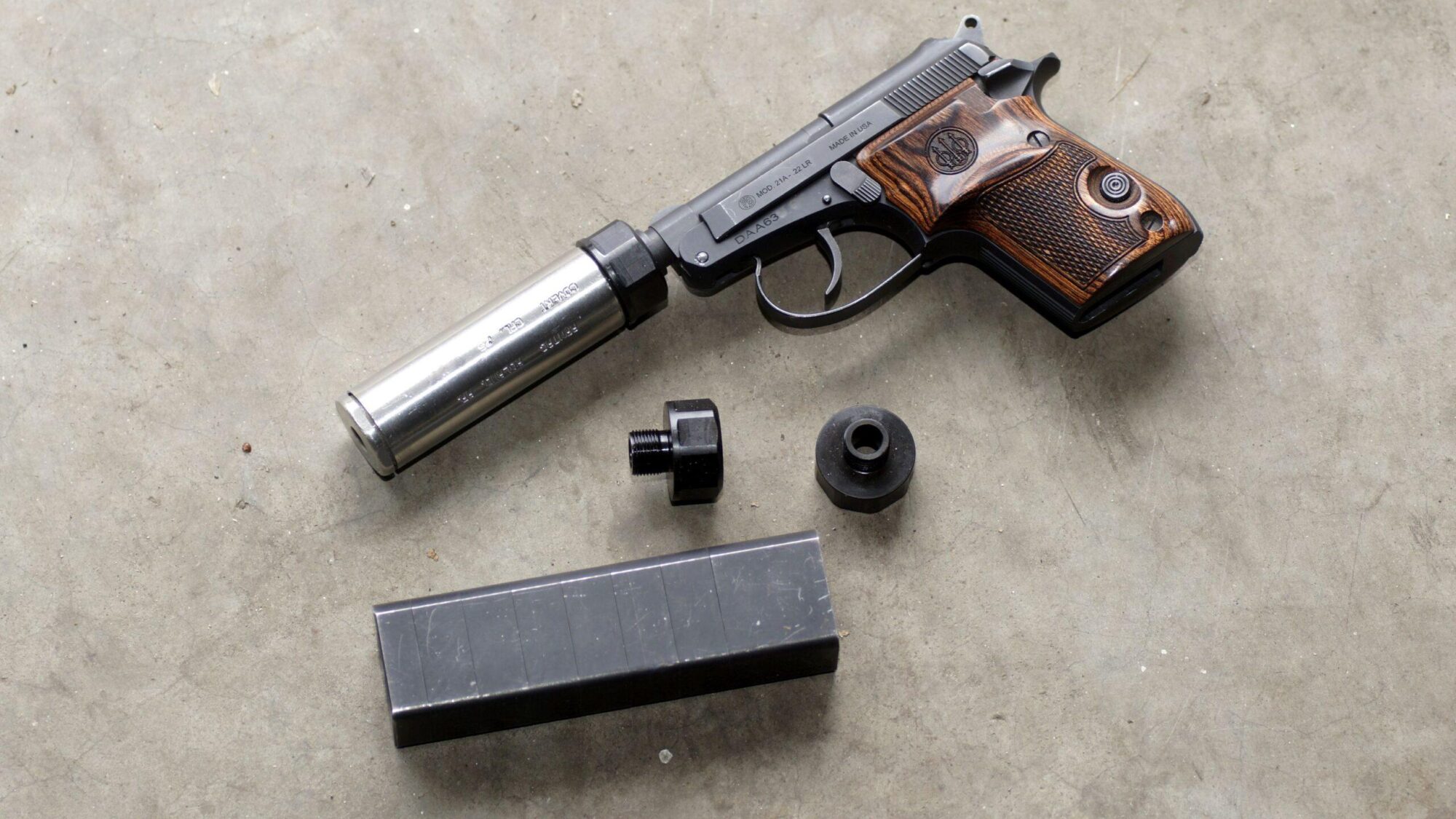 Wojtek Rimfire Suppressor Quick Attach, Base Only