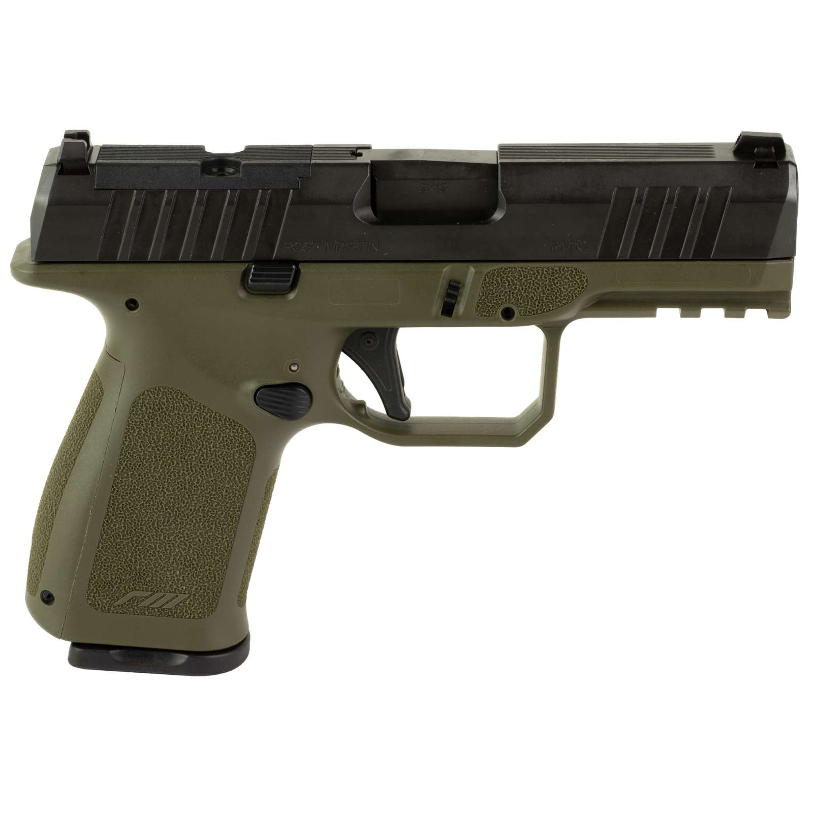 ROST MARTIN RM1C HGA 9MM 4 IN BBL OPTIC READY W RMR PLATE OD GREEN 1/15RD 1/17RD AMG - Image 2