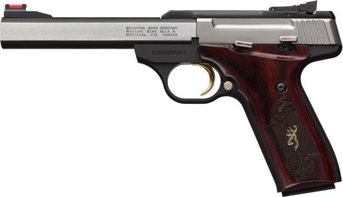 BROWNING BUCK MARK MEDALLION - 22LR 5.5" AS 10RD ROSEWOOD - Image 2