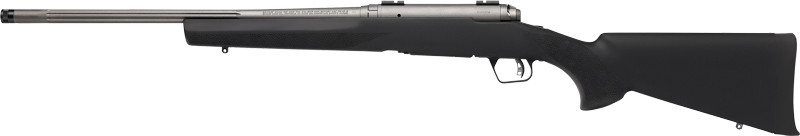 SAVAGE 110 TRAIL HUNTER LITE - 400 LEG 20" TUNGSTEN/BLK HOGUE - Image 2