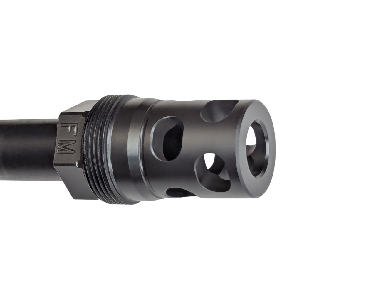 Comstock Facemount - Compact Muzzle Brake (M14x1 LH) Plan-B Suppressor Mount - Image 2